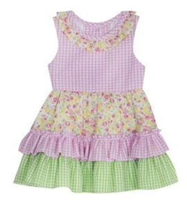 Vestido Raro Edición Infantil Niña Seersucker NUEVO Talla 6-9M Multicolor - Imagen 1 de 2