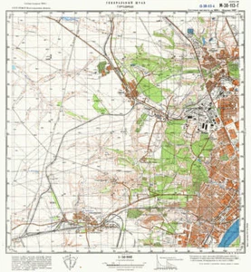 Russian Soviet Military Topographic Maps - VOLGOGRAD WEST (Russia), REPRINT - Picture 1 of 3
