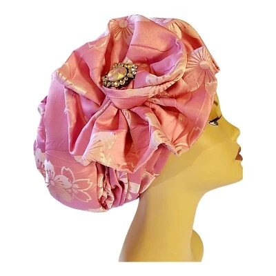 women turban, African Head Tuwrap, party wear turban, head wrap, Nigerian  - Image 1 of 3