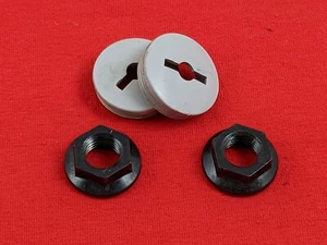 OEM Plastic Bicycle Crankset Dust Bolt Covers Crank Bolts Gray - Picture 1 of 3