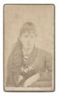 Portrait Of A Woma Dressed To Go Out Antique Studio Photograph Circa 1900 - 1920