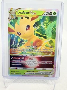 Leafeon VSTAR SWSH195 SWSH: Sword & Shield Promo Cards Holo - Picture 1 of 2