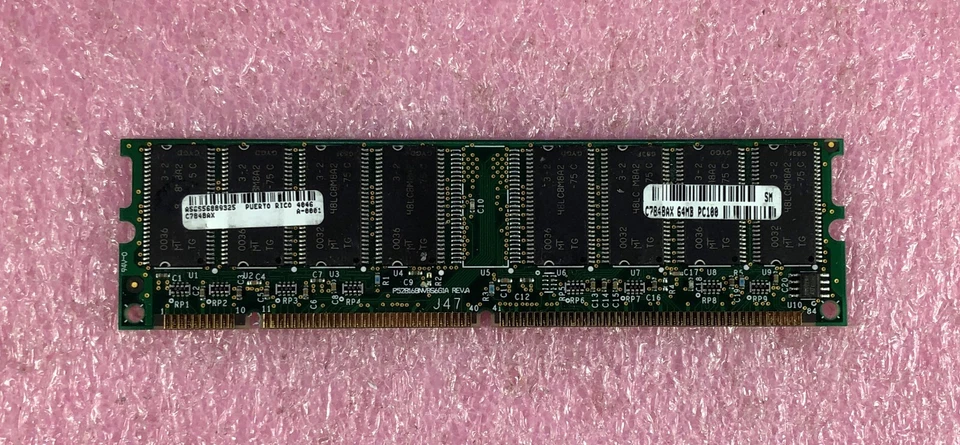 1 x 64MB NEC PC-100 NON-ECC MEMORY SDRAM - PN: MC-458CB645FA-A10B - Image 1 of 2