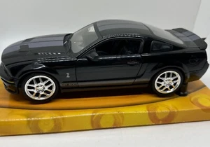 2005 HOT WHEELS 1:18 Diecast Black w/Grey SHELBY GT500 FORD MUSTANG Rare Color! - Picture 1 of 15