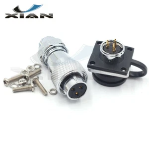 Conector impermeable de montaje de panel de 3 pines WF16, enchufe conector de cable eléctrico - Imagen 1 de 6