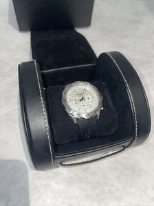 Jorg Gray JG1600-11 Mens Silver Dial Chronograph Stainless Turning Bezel Watch - Picture 1 of 7