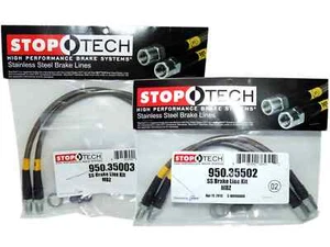 Stoptech Stainless Steel Braided Brake Lines (Front & Rear Set / 35003+35502) - Picture 1 of 1