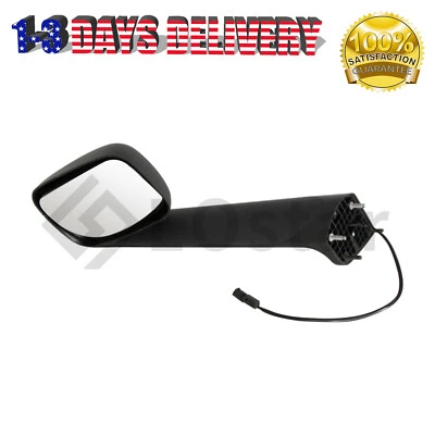 Front Left Driver Side Hood Mirror Heated Fits 2018-2023 Freightliner Cascadia - Image 1 of 4