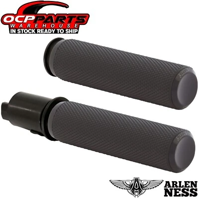 NUEVO ACELERADOR DE MOTOCICLETA MOLETEADO NEGRO ARLEN NESS POR EMPUÑADURAS DE MANILLAR DE ALAMBRE 500-050 Foto 1 de 3