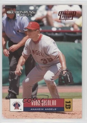 2005 Donruss Red Press Proof /200 Robb Quinlan #80 - Image 1 of 2