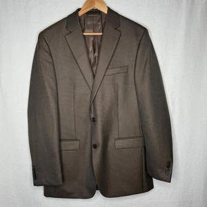 Lauren Ralph Lauren Sport Coat 40L Brown Check Blazer Jacket Classic Casual - Picture 1 of 6