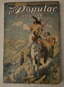 Popular Magazine Sept. 15 1912 Pulp W. H. Dunton Apaches Niven Norton Futrelle - Bild 1 von 4