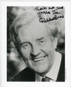 RICHARD BRIERS Signed 10x8 B&W Photo (Signed in 1993) ORIGINAL - Picture 1 of 1
