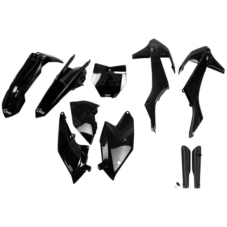 Juego de kit de plástico UFO negro completo KTM 125 150 250 350 450 SX SXF XCF 2016-2018 Foto 1 de 1