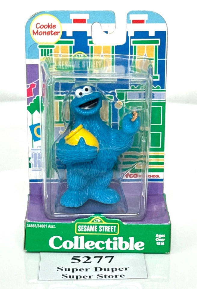 Cookie Monster Collectible Figure TYCO Sesame Street 1997