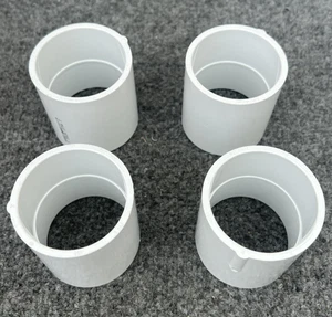 4 Stück - Lasco 429-020 2" PVC Sch 40 Rohrkupplung Muffe - Bild 1 von 13