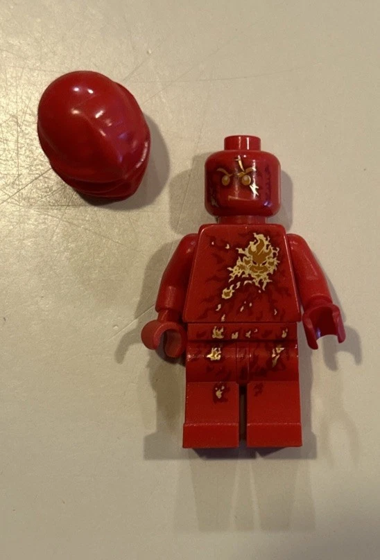 LEGO Minifigure Ninjago Kai NRG Red Ninja 9591 - Plain Helmet - Image 1 of 4