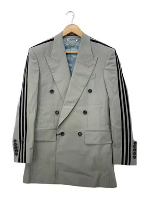GUCCI/Tailored Jacket/Side Stripe/Size 46/Wool/GRY/720173 - Image 1 of 4
