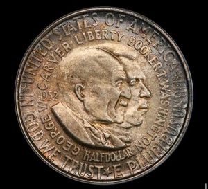 1952 P Washington Carver Commemorative Half PCGS MS63 Colorful Toning Toned - Picture 1 of 7