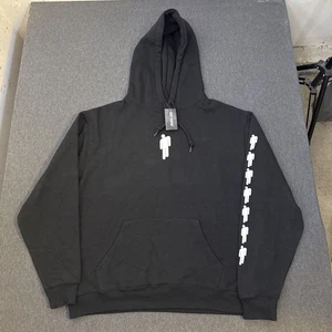 Billie Eilish Sudadera con Capucha Hombres Grande Nuevo con Etiquetas Negro Pullover Bolsillos Pestañas Música Tema Candente - Imagen 1 de 12