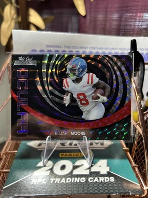 2021 Wild Card Alumination - Ocular Elijah Moore #OC-23 /125 (RC) - Image 1 of 4