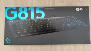 Logitech G815 GL Mechanical Gaming Keyboard Brown, Tactile RGB, Black - Picture 1 of 3