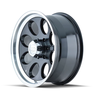 1 New 15x8 Ion Style 171 Black Wheel/Rim 5x139.7 5-139.7 5x5.5 15-8 ET-27 - Image 1 of 4