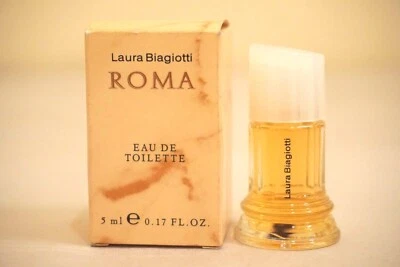 Roma by Laura Biagiotti Eau de Toilette Splash 5 ml 0,17 oz para mujer vintage Foto 1 de 4