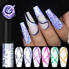 MEET ACROSS 5ml Gel Nail Polish Reflective Line Gel Nails UV Varnish Manicure
