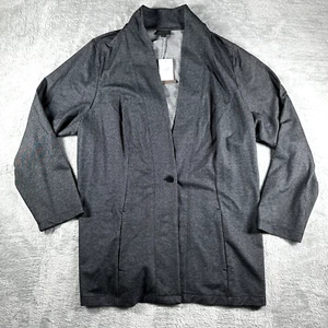 J Jill Jacket Womens 2X Wearever Collection Cardigan Coat Career Office Gray - Picture 1 of 14