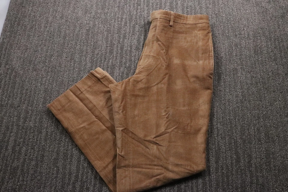 Men's Corduroy Pants Horizontal Cords Y2K Vintage Men's 36x32 Skater Grunge - Image 1 of 4