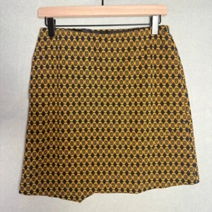 CAbi Women’s Standout Kensington Proper Medallion Ponte Knit Skirt Marigold S - Picture 1 of 9