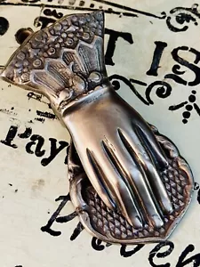 VINTAGE Silvertone donna vittoriana carta/foto/busta clip portaclip India - Foto 1 di 18