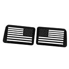 1Pair Rear Window Louver Usa Flag Trim Stickers Fit For Ford Bronco 21 23 New