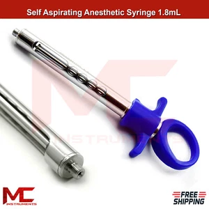 Dentist Self Aspirating Syringe Anesthesiology Dental Surgical Instruments - Bild 1 von 3
