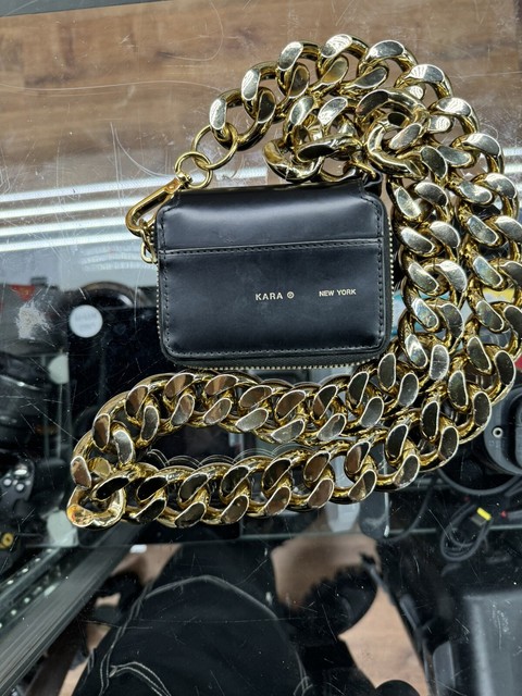 Kara Black Camera Chain Bag