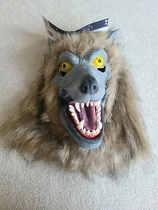 Werewolf DELUXE ADULT LATEX BIG BAD WOLF MASK Brand New  - Picture 1 of 5