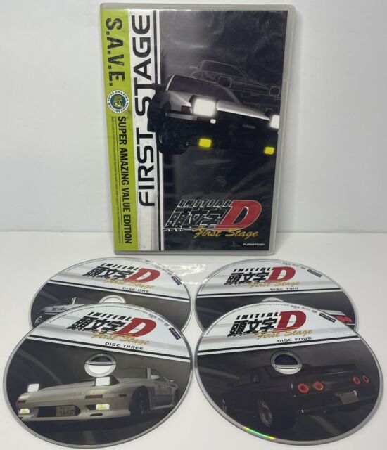 Lot of 6x Initial D - Battle 01-05 + #14 Anime DVDs + Unopened