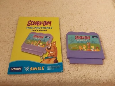Scooby-Doo: Funland Frenzy (Vtech V.Smile) Cartridge & User's Manual - Image 1 of 4