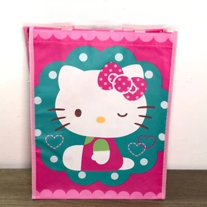 Hello Kitty Gift Bag Handles Birthday Christmas 2014 Sanrio Collectible 12x10 - Picture 1 of 12
