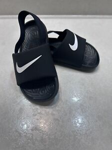 toddler nike slides sandals black shoes 