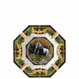 VERSACE BY ROSENTHAL, GERMANY "LA REGNE ANIMAL GORILLA" ASHTRAY, 5 1/2 INCH. - Picture 1 of 1