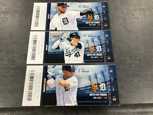 TIGERS 2016 TICKET STUB 8/5/16-8/6/16-8/7/16 VS METS - Picture 1 of 4