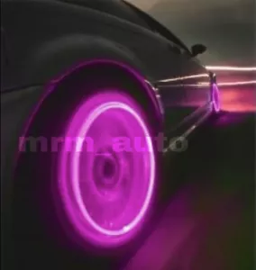 2X Luz LED Rosa Intermitente Neumático Rueda Válvula Vástago Tapa Moto Coche Bicicleta Camión - Imagen 1 de 4