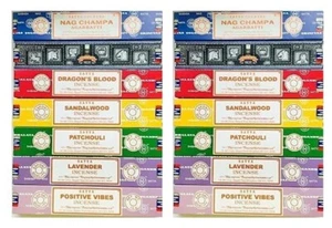2x - Incense Nag Champa Super Hit Dragon's Blood Sandalwood Patchouli Lavender - Picture 1 of 1