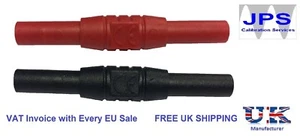 Test Lead Multimeter Extension Joiner Adaptor 4mm Coupler Coupling Leads JPSS103 - Picture 1 of 2