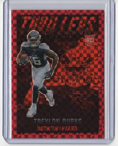 TREYLON BURKS 2022 Rookies and Stars THRILLERS RED PLAID #27 TENNESSEE TITANS - Picture 1 of 1