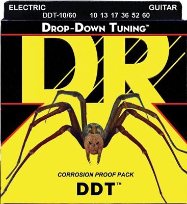 DR DDT-10/60 Drop Down Tuning Big-Heavier Electric strings 10-60