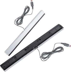 Sensor Bar for Wii, Infrared IR Sensor Bar Wired Receiver & Stand for WII Consol - Picture 1 of 11