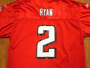 Vintage Matt Ryan #2 Atlanta Falcons Football Jersey by Reebok, Youth XL - Picture 1 of 4